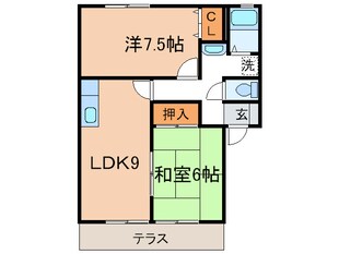 ウィンディア穴生の物件間取画像